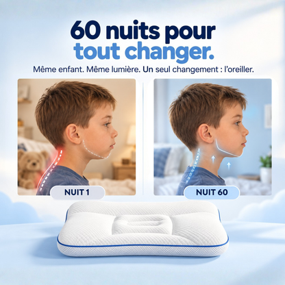 Oreiller ergonomique pour enfants