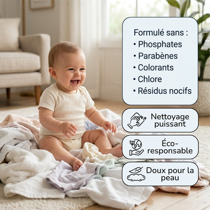PureLinge® Feuilles de lessive écologiques