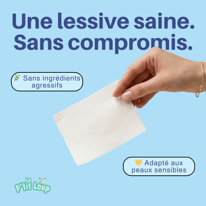 PureLinge® Feuilles de lessive écologiques